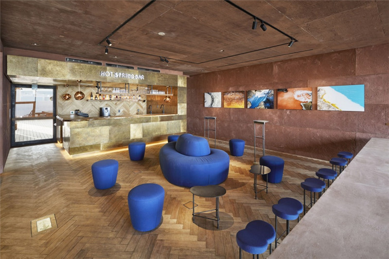 酒店餐廳酒吧設計-融入當地特色的Galleria Midobaru溫泉酒店設計