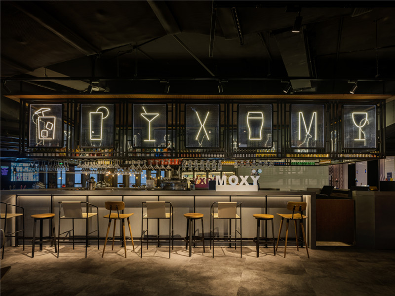 上海最新MOXY個性工業風潮牌酒店設計賞析