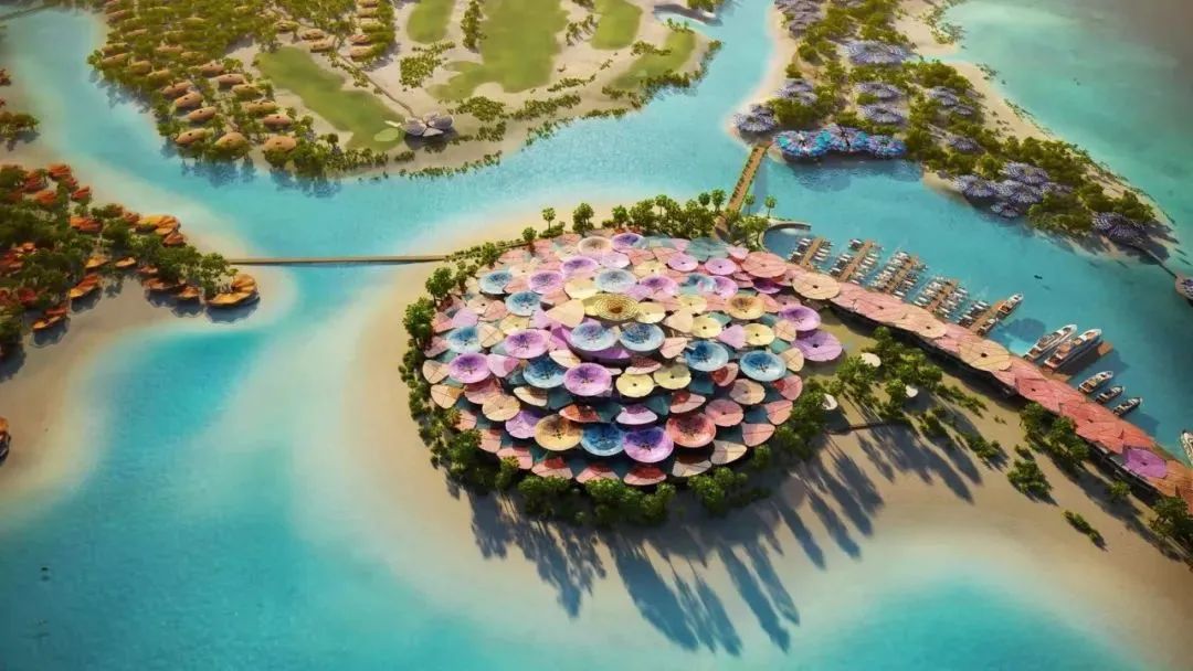 沙特阿拉伯紅海旅游度假區(qū)萊佛士酒店設(shè)計(jì)